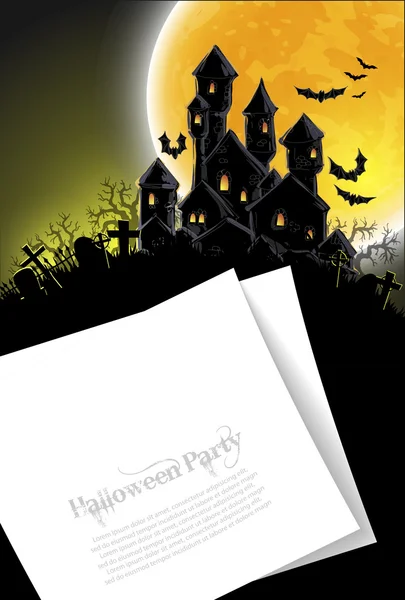 Fondo de Halloween — Archivo Imágenes Vectoriales