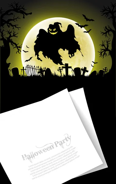 Halloween achtergrond — Stockvector