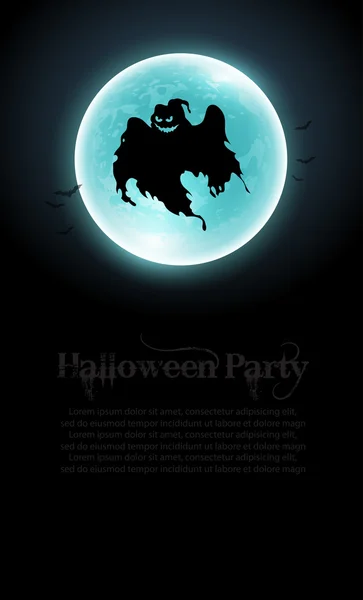 Fête d'Halloween invitation — Image vectorielle