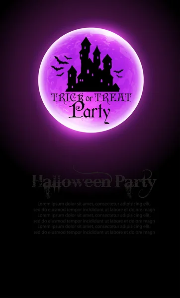 Halloween party invitation — Stock Vector