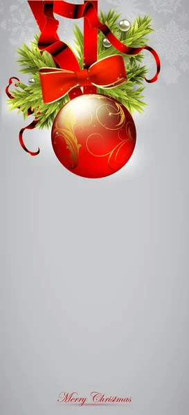 Christmas baubles design — Stock Vector