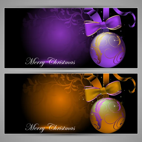 Design cartes de Noël — Image vectorielle