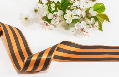 9 Mayıs Georgievsky bandı ile kartta