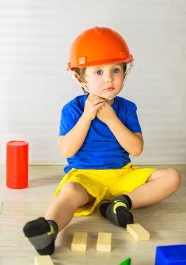 İnşaat kask çocuk