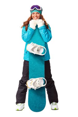 snowboard studio tutan kadın