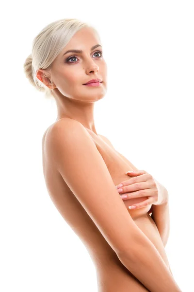 Mode foto av vacker naken kvinna — Stockfoto