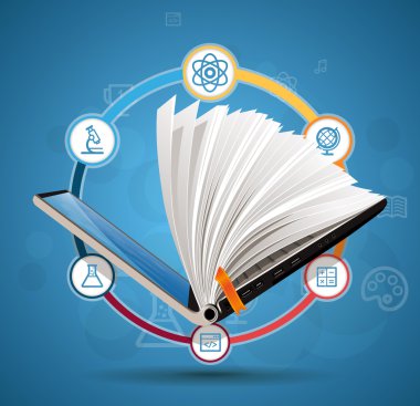 E-öğrenme kavramı - online öğrenme sistemi - bilgi büyüme - bilgi kavramı