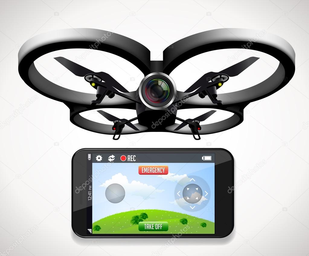 Drone games concept