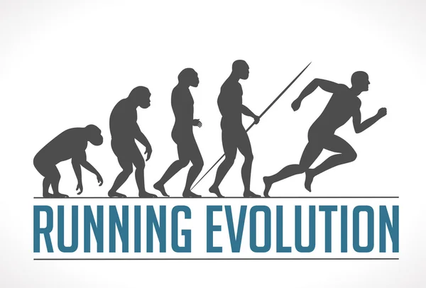 Evolución en marcha — Vector de stock