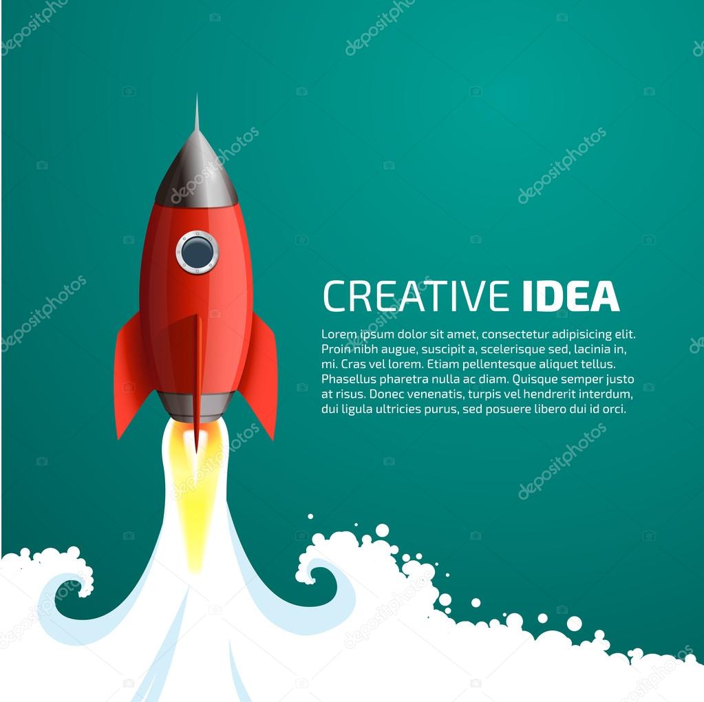 Rocket - creative idea