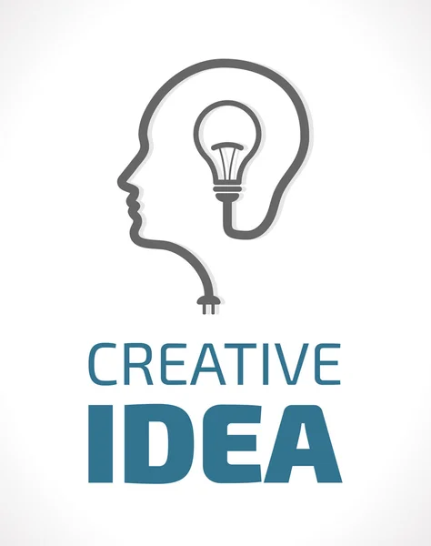 Λογότυπο - δημιουργική ιδέα — Διανυσματικό Αρχείο