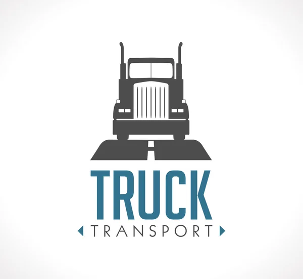 Logo - Truck transport — Stock Vector