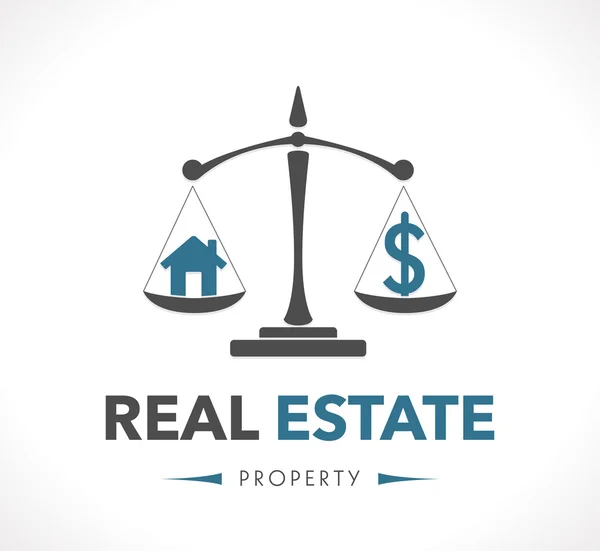 Logo - real estate — Stock Vector