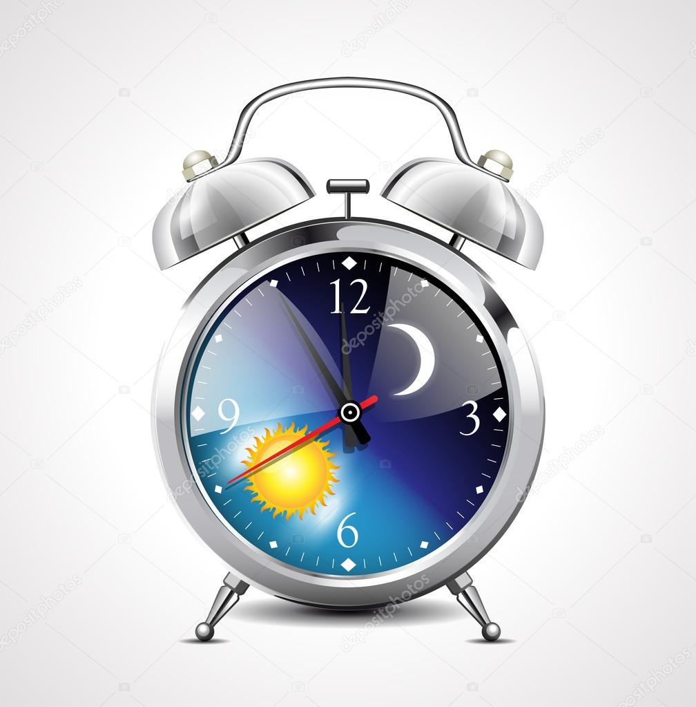 Alarm clock - day to night