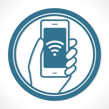 Ücretsiz kablosuz ağ - sıcak nokta kavramı - cep telefonu bağlantısı