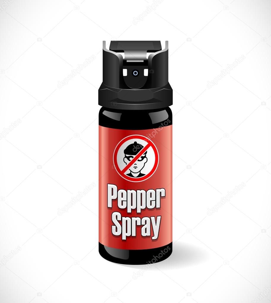 Self defense - pepper spray Stock Vector by ©kosecki 99823970