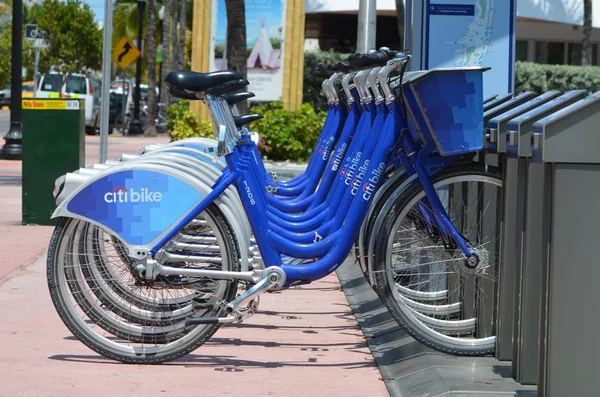 Miami Beach Rental Bikes — Stock Photo, Image