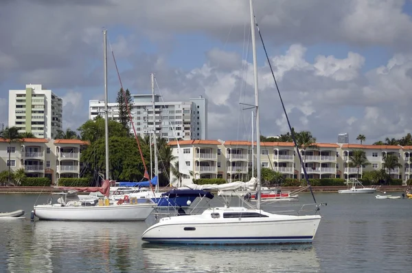 Live a bordo Barche a vela — Foto Stock