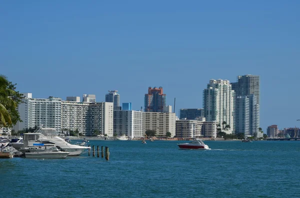 Miami Plajı manzaralı — Stok fotoğraf