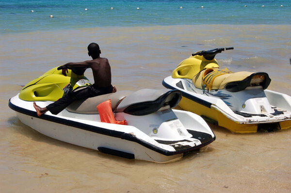 Yellow Jet Skis