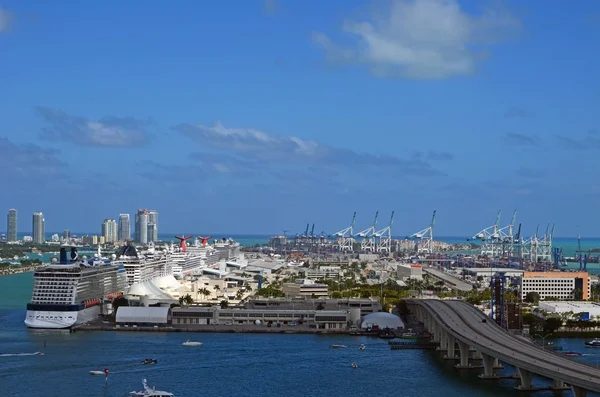 Port  of Miami — Stock Photo, Image