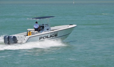 Police Patrol Boat clipart