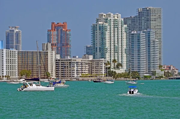Miami Beach Waterfront Scenic — Stockfoto