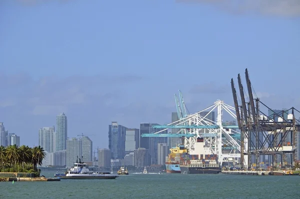 Puerto de Miami — Foto de Stock