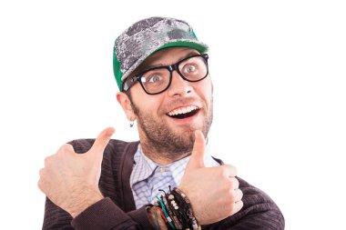 adam el başparmak yukarıya