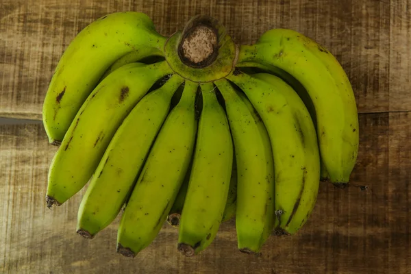 Tampilan Atas Sekelompok Pisang — Stok Foto