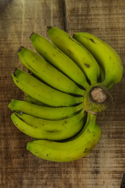Bild von oben von einem Bündel Bananen — Stockfoto
