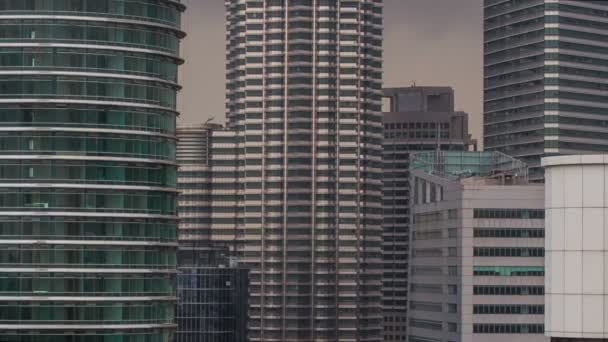 Vista de la ciudad de Kuala Lumpur — Vídeos de Stock