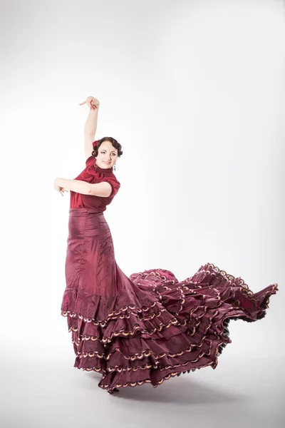 Femme danseuse de flamenco espagnole — Photo