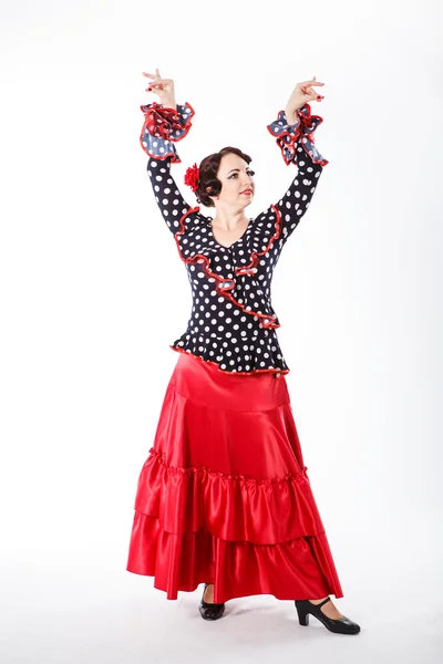 Kvinnliga spanska flamencodansare — Stockfoto