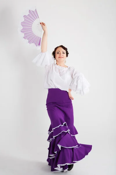 女性のスペインのフラメンコ ダンサー — ストック写真