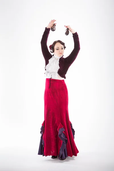 Bailarina española de flamenco —  Fotos de Stock