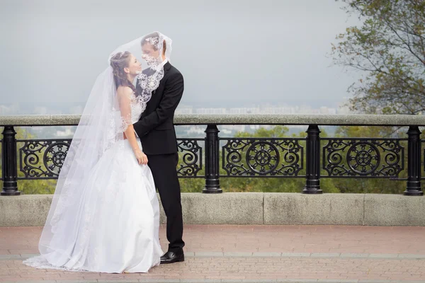 Schönes Hochzeitspaar — Stockfoto