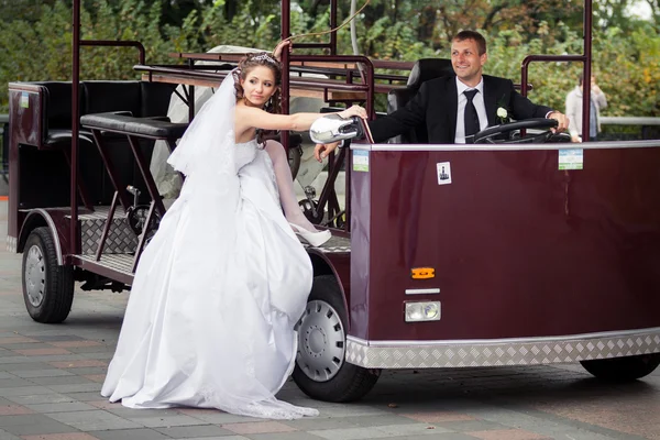 Beautiful wedding couple — Stock Photo, Image