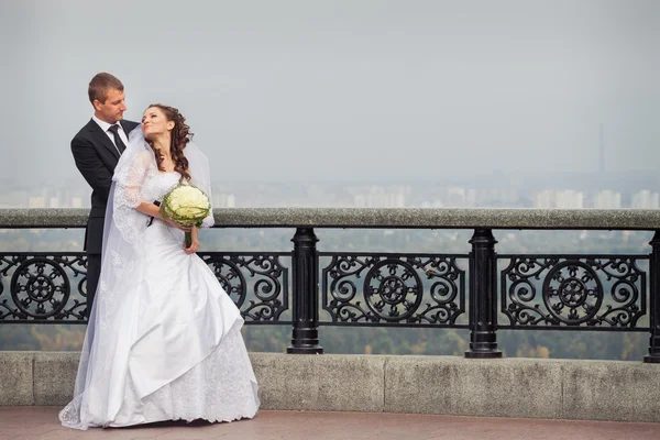 Beautiful wedding couple — Stock Photo, Image