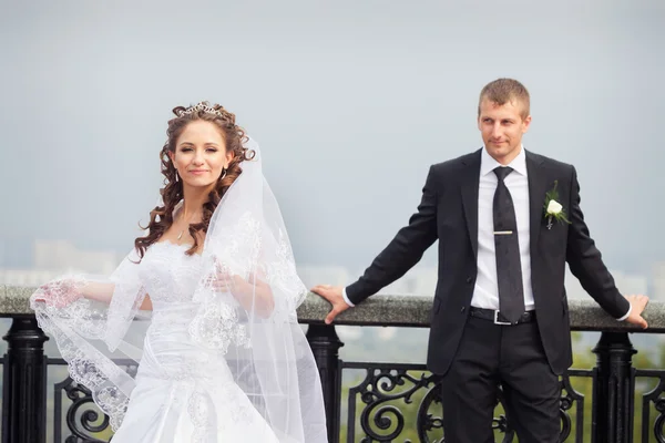 Schönes Hochzeitspaar — Stockfoto