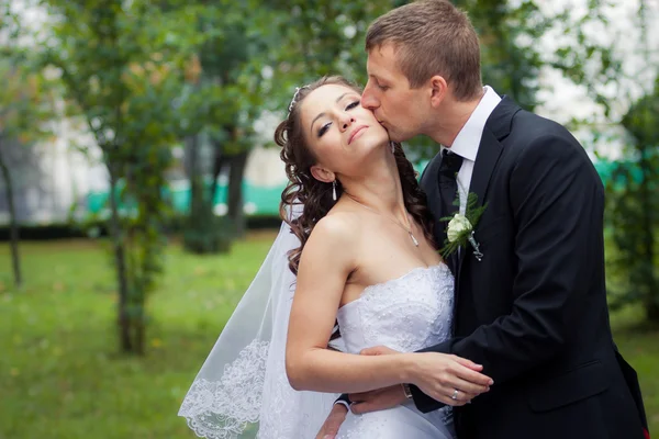 Schönes Hochzeitspaar — Stockfoto