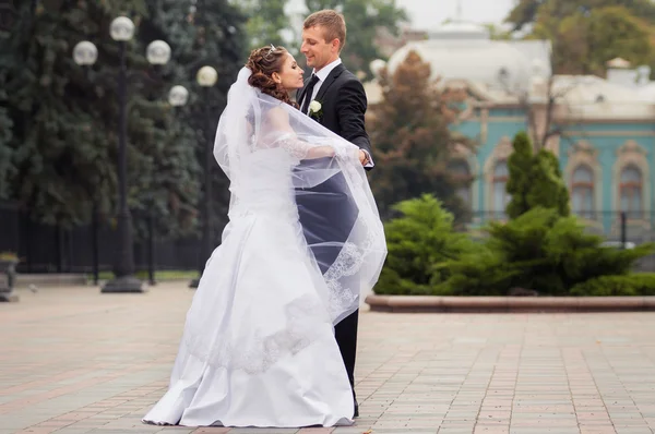 Schönes Hochzeitspaar — Stockfoto