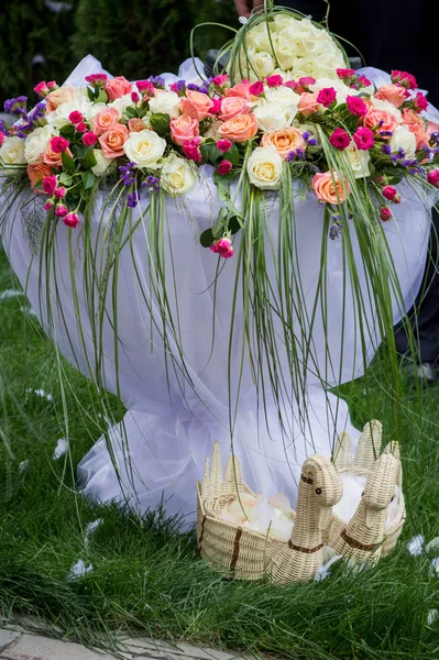 Boda floral decoración — Foto de Stock