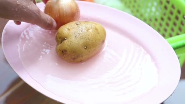 Saborosos legumes maduros — Vídeo de Stock