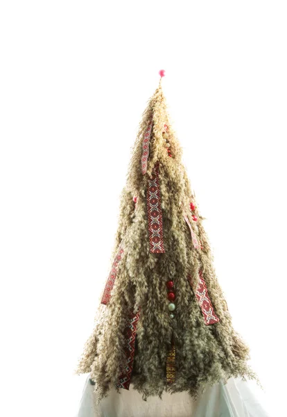 Handgemachter Neujahrsbaum — Stockfoto