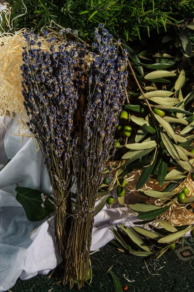 Bundles of  blue lavender — Stock Photo, Image