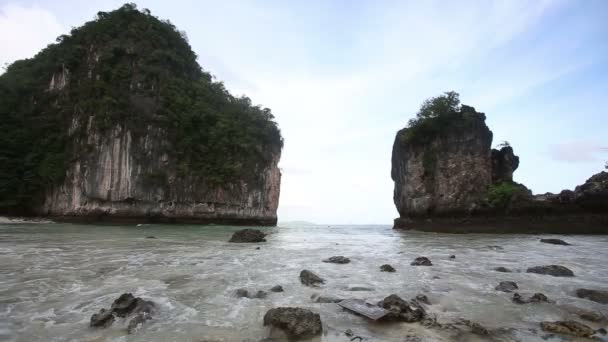 Aguas costeras — Vídeo de stock