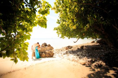 adada genç mutlu Asya çift