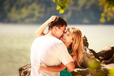 adada genç mutlu Asya çift