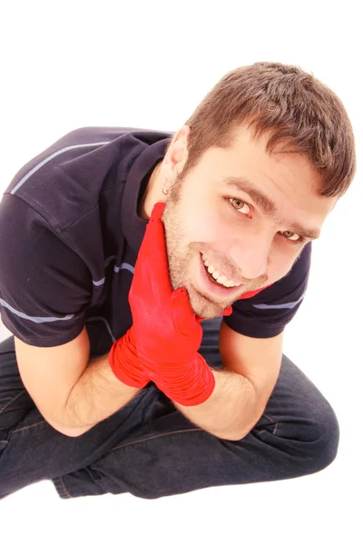 Valentine's day handsome man — Stock Photo, Image